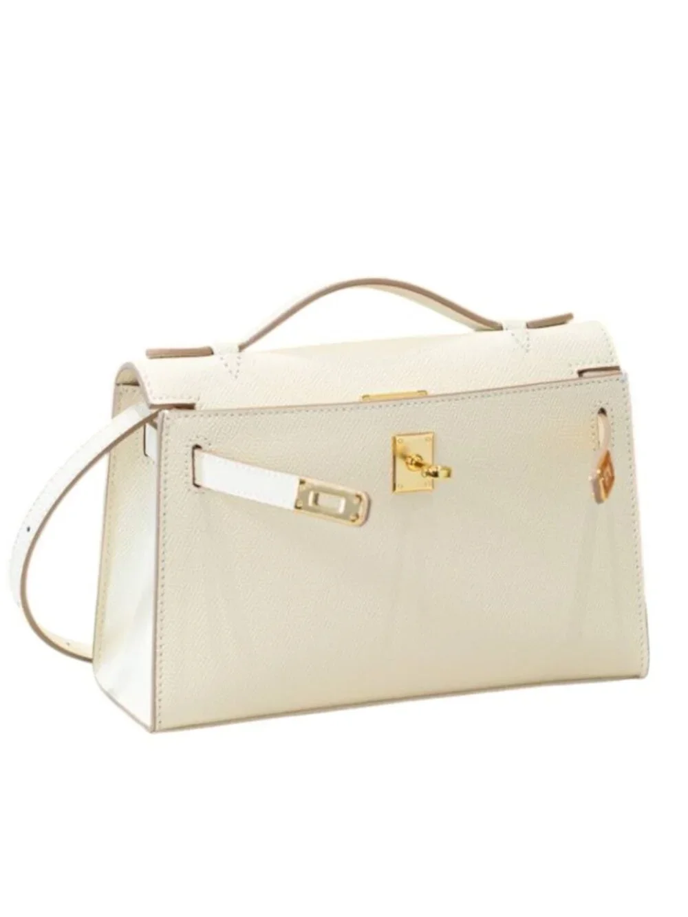 The Kinsley Mini Clutch - Vanilla -